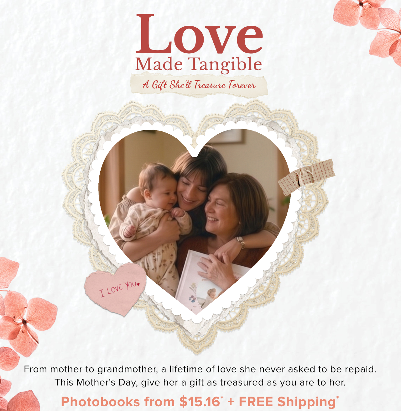 Love Made Tangible. A Gift She'll Treasure Forever 